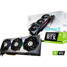 MSI Nvidia GeForce RTX 3090 Surprim X 24GB OC 384Bit GDDR6X PCI-E 4.0 Ekran Kartı (GEFORCE RTX 3090 SUPRIM X 24G)