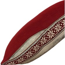 Belıeve Karlı Ev Goblen Kırlent 45*45 cm