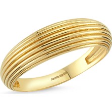 Sembol Gold Sevilla Altın Yüzük 14K Golden Siens