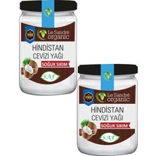 Le Sandre Organics Hindistan Cevizi Yağı   250 ml 2'li