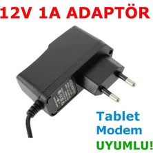 Mtc Adaptör 12V 1A Ac/dc Adaptör 12V Ac Adaptör Switch Mode Korumalı Tablet /modem 12V Adaptör