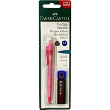 Faber-Castell Tri Click Versatil Kalem 0.7 + Min Pembe
