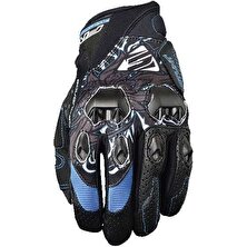 Five Gloves Stunt Evo Woman Bayan Eldiven Flower Blue