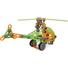 Polesie 83418 Eğitici Oyuncak Mucit Tasarım Seti Helikopter  No:1 (129 Parça)