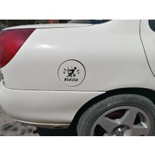 Araba Yakıt Deposu Kapağı Sticker, Araba Sticker, Oto Sticker