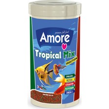 Amore Tropical Mix Selection 250ML + Rose Guppy 250 ml Tropikal Akvaryum Balık Yemi