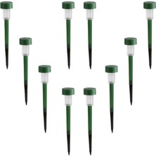 Bahçem LED Solar Saplamalı Bahçe Aydınlatması 10'lu Yeşil