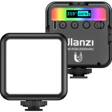 Ulanzi VL49 Rgb LED Fotoğraf ve Video Işığı  (Yurt Dışından)