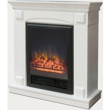 DLC Dekoratif Şömine Beyaz Fuego 1600W