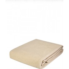Karaca Home Remas Bej Çift Kişilik Softline Battaniye