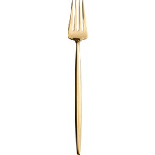 Jumbo 9000 Titanyum Gold 84 Parça 12 Kişilik Çatal Kaşık Bıçak Seti