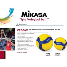 Mikasa V200W Fıvb Onaylı Voleybol Maç Topu Super Composite Voleybol Topu