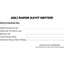 Gülşen Kırtasiye Adli Rapor Kayıt Defteri