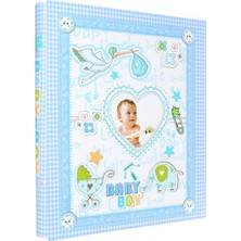 Nobbystar 240'LIK 10x15cm Kutulu Mavi Bebek Fotoğraf Albümü