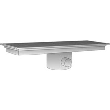 Empero Emp.Yf.Yo.30118 - Yer Izgarası - Yana Çıkışlı - Ortadan Sifonlu - 30X118 Cm