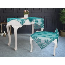 Çeyiz Diyarı Fransız Mary Salon Takımı 16 Parça Petrol