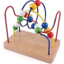 Circle Toys Ahşap Renkli Boncuklu Helezon