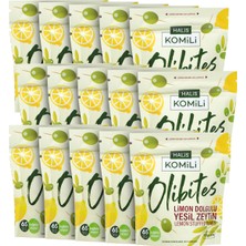Komili Olibites Limon Dolgulu Yeşil Zeytin 15 x 30g