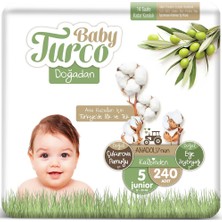 Baby Turco Doğadan 5 Numara Junıor 12-25 kg 240'LI