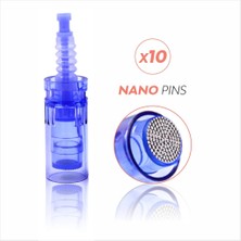 Ekai Dermapen Iğnesi - Mavi Nano Kartuş - 10 Adet Dr.pen Ultıma A6, A1 Cihazlara Uyumlu