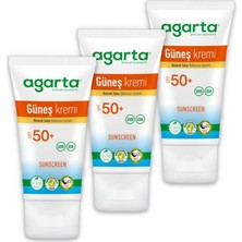 Agarta Doğal Spf 50+ Güneş Kremi 3x100 ml
