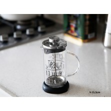 Bambum 2 Adet Lüx French Press Cam Bitki Çayı&filtre Kahve Demliği 350 ml