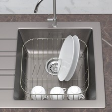 Tekno-tel Teknotel Lavabo Evye Tabaklık Bulaşıklık Altın Sarı KB081