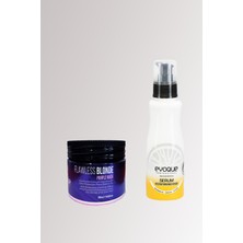 Evoque Professıonel Anti Purple Mask 250 ml + Keratin Serisi Saç Serum 125 ml
