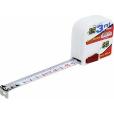 Bts 12353 Şerit Metre Beyaz Stoplu 3 M x 16 mm