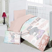 Maxstyle Pink Rabbit Bebek Nevresim Takımı