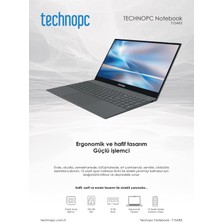 TechnoPc Technobook T15ARR5 AMD Ryzen 5 3500U 8GB 250GB SSD 15.6" FHD Taşınabilir Bilgisayar