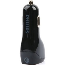 Philips Araç Içi Şarj Cihazı USB 30W Qc 3.0 Hızlı Şarj Oto Çakmaklık Philips DLP3531NB