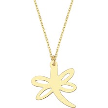 Altın Sepeti Altın Sade Yusufçuk Kolye