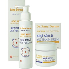 Dr. Rena Dermo Keçi Sütlü Likit Peeling 125 ml + Yüz Bakım Kremi 50 ml