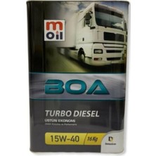 Moil Boa Turbo Diesel 15W-40 16 Litre Teneke Motor Yağı ( Üretim Yılı : 2021 )