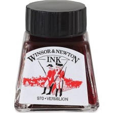 Winsor & Newton : Çizim Mürekkebi : 14 ml : Vermilion 680