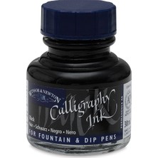 Winsor & Newton : Kaligrafi Mürekkebi : 30 ml : Black 030