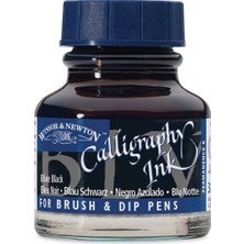 Winsor & Newton : Kaligrafi Mürekkebi : 30 ml : Blue Black 034
