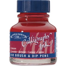 Winsor & Newton : Kaligrafi Mürekkebi : 30 ml : Crimson 203