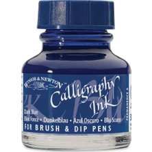 Winsor & Newton : Kaligrafi Mürekkebi : 30 ml : Dark Blue 222