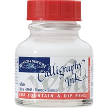 Winsor & Newton : Kaligrafi Mürekkebi : 30 ml : White 702