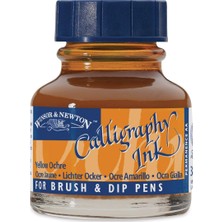 Winsor & Newton : Kaligrafi Mürekkebi : 30 ml : Yellow Ochre 744