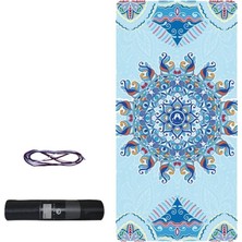 Tusi Yoga Matı ve Pilates Minderi Mavi Gezinti 183CMX0.8CMX80CM