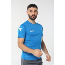 Diadora Nacce Antrenman T-Shirt Mavi