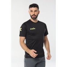 Diadora Nacce Antrenman T-Shirt Siyah