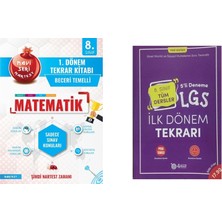 Nartest Yayınevi 8. Sınıf Matematik 1. Dönem Tekrar Kitabı+4 Adım 8. Sınıf 1. Dönem 5'li Deneme Sınavı-2 Kitap