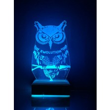 Modiwa Design Fantastik Baykuş 16 Renk Gece Lambası