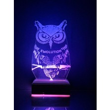 Modiwa Design Fantastik Baykuş 16 Renk Gece Lambası