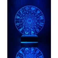 Modiwa Design Astroloji Burçlar 16 Renk Gece Lambası