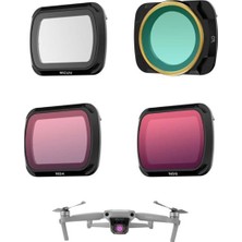Profisher Djı Mavic Air 2 Kamera Lens Filtre Seti Mcuv Cpl Nd4 Nd8